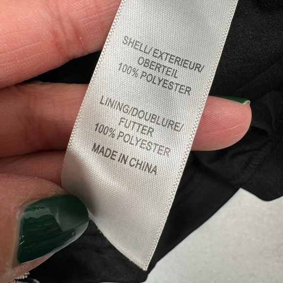 Adrianna Papell Hailey Cap Sleeve Beaded Mini Dress Womens Size 12 Black White - Picture 4 of 14